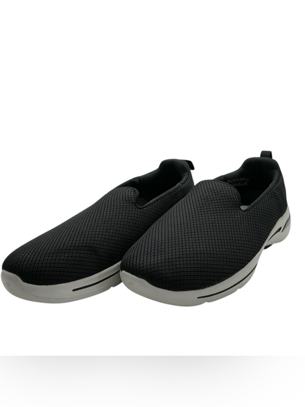 Women’s Black Skechers Go Walk Arch Fit Slip-On Sneaker 8.5 W